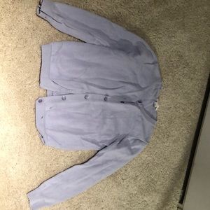 6-7 Y lavender cardigan